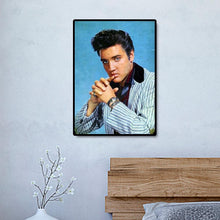 Charger l&#39;image dans la galerie, Portrait d’Elvis - diamant rond complet - 30x40cm
