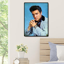 Charger l&#39;image dans la galerie, Portrait d’Elvis - diamant rond complet - 30x40cm
