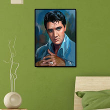 Charger l&#39;image dans la galerie, Portrait d’Elvis - diamant rond complet - 30x40cm
