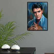 Charger l&#39;image dans la galerie, Portrait d’Elvis - diamant rond complet - 30x40cm
