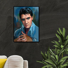 Charger l&#39;image dans la galerie, Portrait d’Elvis - diamant rond complet - 30x40cm
