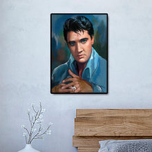 Charger l&#39;image dans la galerie, Portrait d’Elvis - diamant rond complet - 30x40cm
