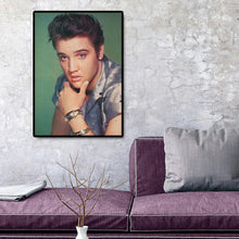 Charger l&#39;image dans la galerie, Portrait d’Elvis - diamant rond complet - 30x40cm
