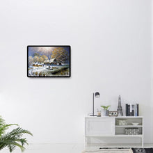 Charger l&#39;image dans la galerie, Snowscape - diamant rond complet - 40x30cm

