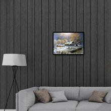 Charger l&#39;image dans la galerie, Snowscape - diamant rond complet - 40x30cm
