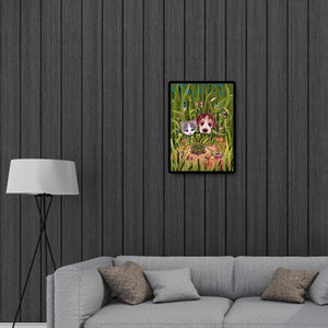 Animaux de mer - diamant rond complet - 30x40cm