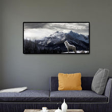 Charger l&#39;image dans la galerie, Paysage de montagne - diamant rond complet - 80x40cm
