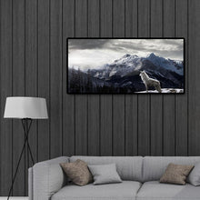 Charger l&#39;image dans la galerie, Paysage de montagne - diamant rond complet - 80x40cm
