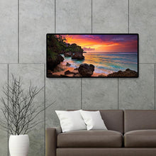 Charger l&#39;image dans la galerie, Paysage de montagne - diamant rond complet - 80x40cm
