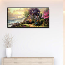 Charger l&#39;image dans la galerie, Paysage de montagne - diamant rond complet - 80x40cm
