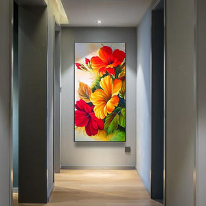 Morning glory femmes - diamant rond complet - 45x85cm