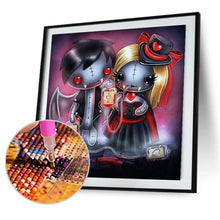 Charger l&#39;image dans la galerie, Personnages de dessin animé - diamant rond complet - 40x40cm
