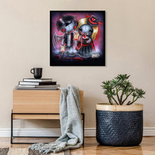 Charger l&#39;image dans la galerie, Personnages de dessin animé - diamant rond complet - 40x40cm
