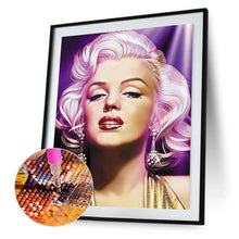 Charger l&#39;image dans la galerie, Marilyn monroe - diamant rond complet - 30x40cm
