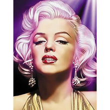 Charger l&#39;image dans la galerie, Marilyn monroe - diamant rond complet - 30x40cm
