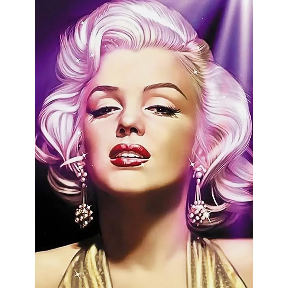 Marilyn monroe - diamant rond complet - 30x40cm
