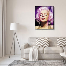 Charger l&#39;image dans la galerie, Marilyn monroe - diamant rond complet - 30x40cm
