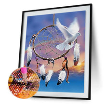 Charger l&#39;image dans la galerie, Pigeon - diamant rond complet - 30x40cm
