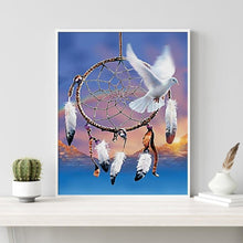 Charger l&#39;image dans la galerie, Pigeon - diamant rond complet - 30x40cm
