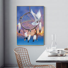 Charger l&#39;image dans la galerie, Pigeon - diamant rond complet - 30x40cm
