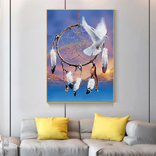 Charger l&#39;image dans la galerie, Pigeon - diamant rond complet - 30x40cm
