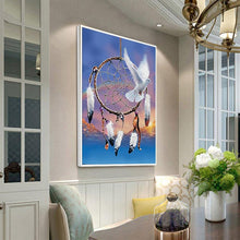 Charger l&#39;image dans la galerie, Pigeon - diamant rond complet - 30x40cm
