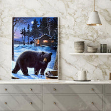 Charger l&#39;image dans la galerie, Ours - diamant rond complet - 30x40cm
