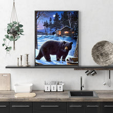 Charger l&#39;image dans la galerie, Ours - diamant rond complet - 30x40cm
