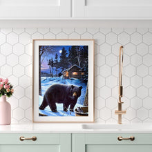 Charger l&#39;image dans la galerie, Ours - diamant rond complet - 30x40cm
