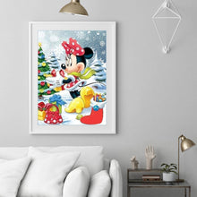 Charger l&#39;image dans la galerie, Souris de dessin animé - diamant rond complet - 30x40cm
