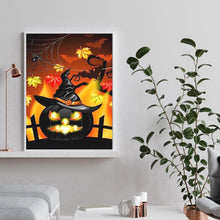 Charger l&#39;image dans la galerie, Halloween - diamant rond complet - 30x40cm
