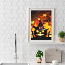 Charger l&#39;image dans la galerie, Halloween - diamant rond complet - 30x40cm
