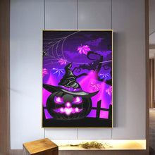 Charger l&#39;image dans la galerie, Halloween - diamant rond complet - 30x40cm

