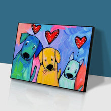 Charger l&#39;image dans la galerie, Chiot - diamant rond complet - 40x30cm

