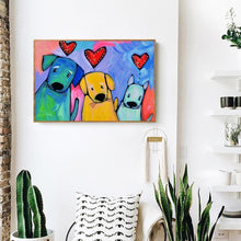 Charger l&#39;image dans la galerie, Chiot - diamant rond complet - 40x30cm
