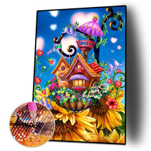 Charger l&#39;image dans la galerie, Maison colorée - diamant rond complet - 30x40cm
