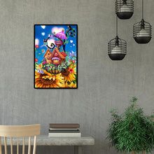 Charger l&#39;image dans la galerie, Maison colorée - diamant rond complet - 30x40cm
