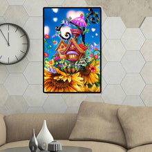 Charger l&#39;image dans la galerie, Maison colorée - diamant rond complet - 30x40cm
