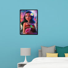 Charger l&#39;image dans la galerie, Big eyes girl - diamant rond complet - 30x40cm
