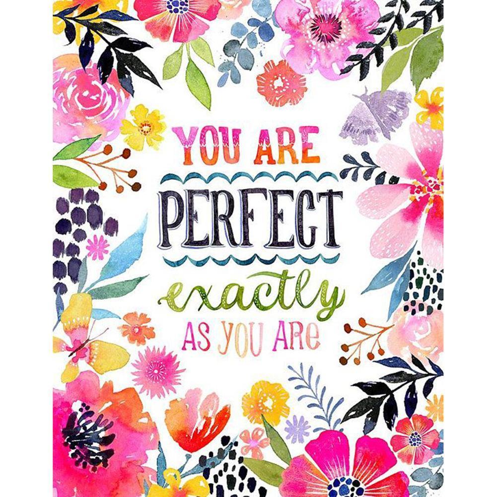 Lettre - diamant rond complet - 30x40cm