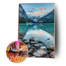 Charger l&#39;image dans la galerie, Rivière claire - diamant rond complet - 30x40cm
