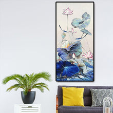 Charger l&#39;image dans la galerie, Lotusation - diamant rond complet - 50x100cm

