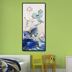 Lotusation - diamant rond complet - 50x100cm