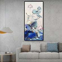 Charger l&#39;image dans la galerie, Lotusation - diamant rond complet - 50x100cm
