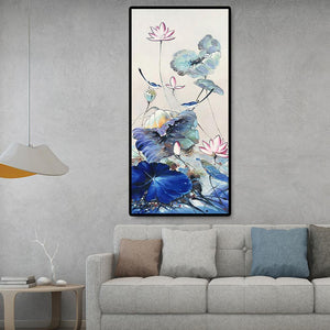 Lotusation - diamant rond complet - 50x100cm