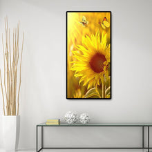 Charger l&#39;image dans la galerie, Tournesol - diamant rond complet - 45x85cm
