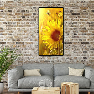 Tournesol - diamant rond complet - 45x85cm