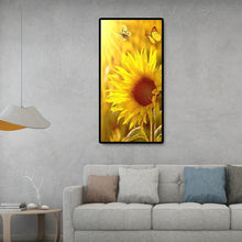 Charger l&#39;image dans la galerie, Tournesol - diamant rond complet - 45x85cm
