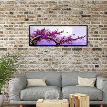 Charger l&#39;image dans la galerie, Arbre violet - diamant rond complet - 80x30cm
