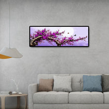 Charger l&#39;image dans la galerie, Arbre violet - diamant rond complet - 80x30cm
